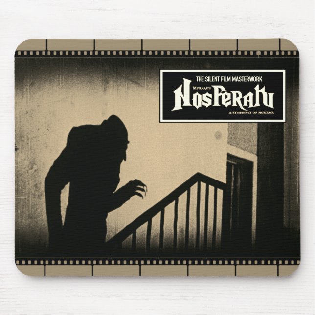 Tapis De Souris Classique Nosferatu Filmstrip Mousepad (Devant)
