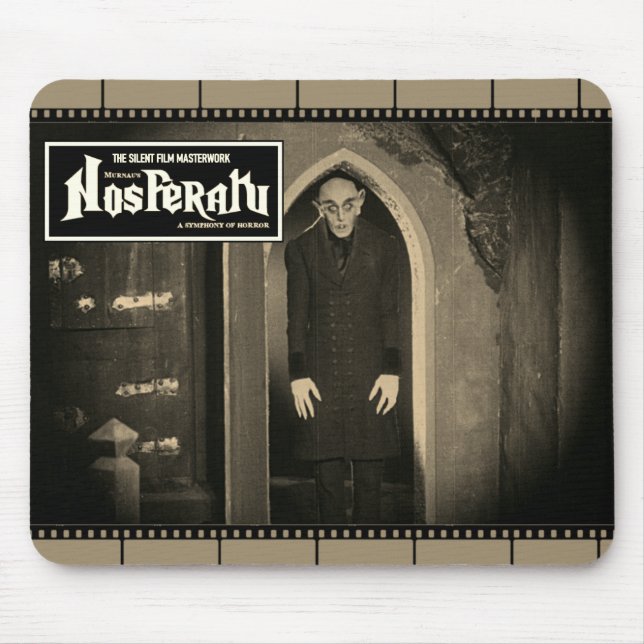 Tapis De Souris Classique Nosferatu Filmstrip Mousepad (Devant)