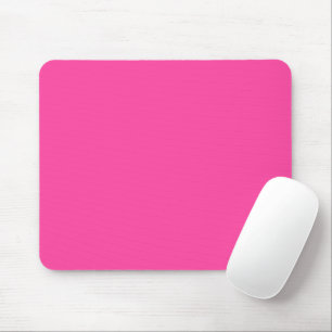 Tapis de souris classique rose vif uni