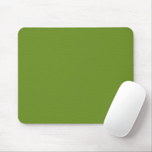 Tapis de souris classique vert olive uni