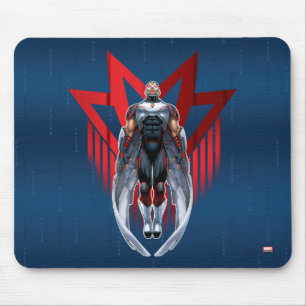 Tapis De Souris Classiques Avengers   Badge icône Faucon