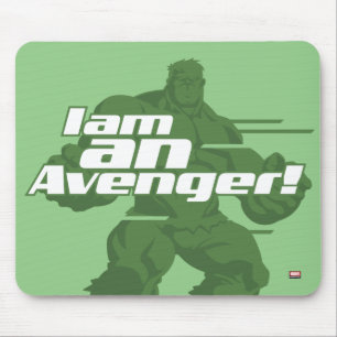 Tapis De Souris Classiques Avengers   Graphique "Je suis" Hulk