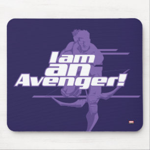 Tapis De Souris Classiques Avengers   Hawkeye "Je Suis" Graphique
