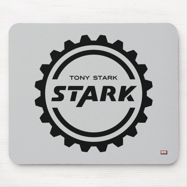 Tapis De Souris Classiques Avengers | Logo de l'équipement de Tony (Devant)