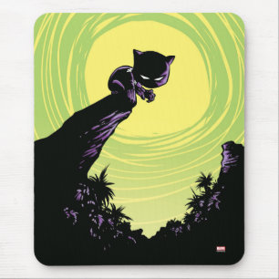 Tapis De Souris Classiques Avengers Mini Black Panther sur une f