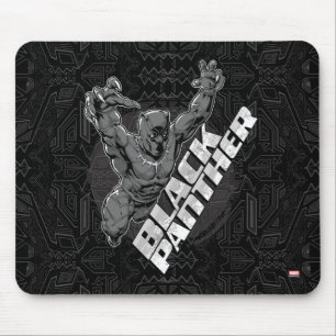 Tapis De Souris Classiques des Avengers Badge du Saut de Black P