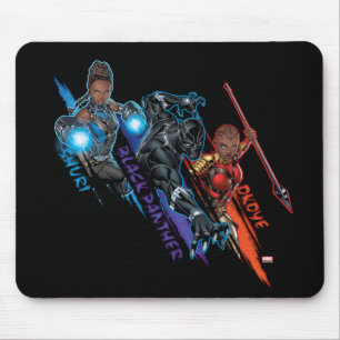 Tapis De Souris Classiques des Avengers Équipe de Black Panther