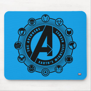 Tapis De Souris Classiques des Avengers   Icônes des héros les plu