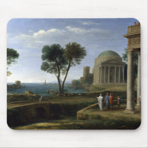 Tapis De Souris Claude Lorrain Paysage avec Aeneas à Delos
