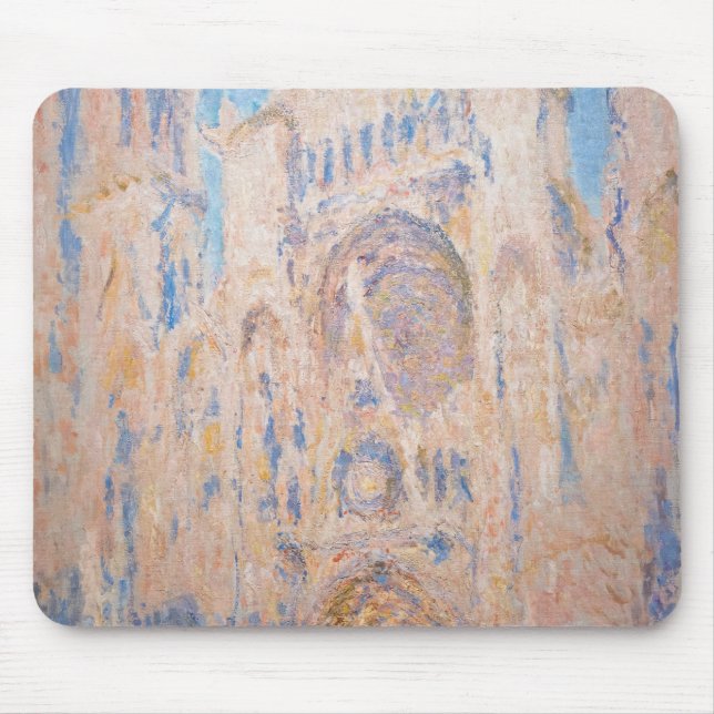 Tapis De Souris Claude Monet - Cathédrale de Rouen au coucher du s (Devant)