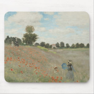 Tapis De Souris Claude Monet - Champ de pavot