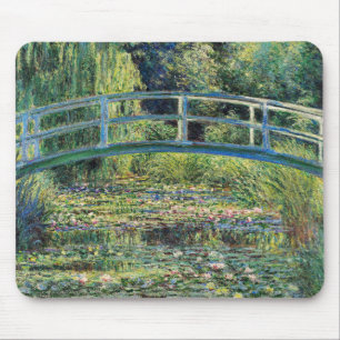 Tapis De Souris Claude Monet - Etang Lily et Pont Japonais