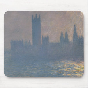 Tapis De Souris Claude Monet - Houses of Parliament, Sunlight