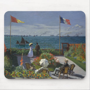 Tapis De Souris Claude Monet - Jardin de Sainte-Adresse