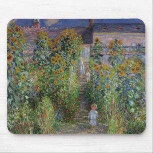 Tapis De Souris Claude Monet le jardin de l'artiste chez
