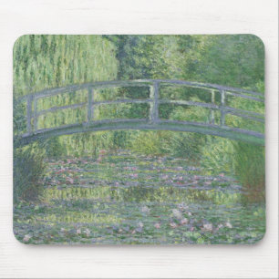 Tapis De Souris Claude Monet  L'étang Nénuphar : Harmonie verte