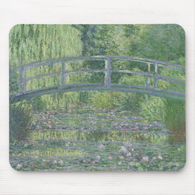 Tapis De Souris Claude Monet| L'étang Nénuphar : Harmonie verte (Devant)