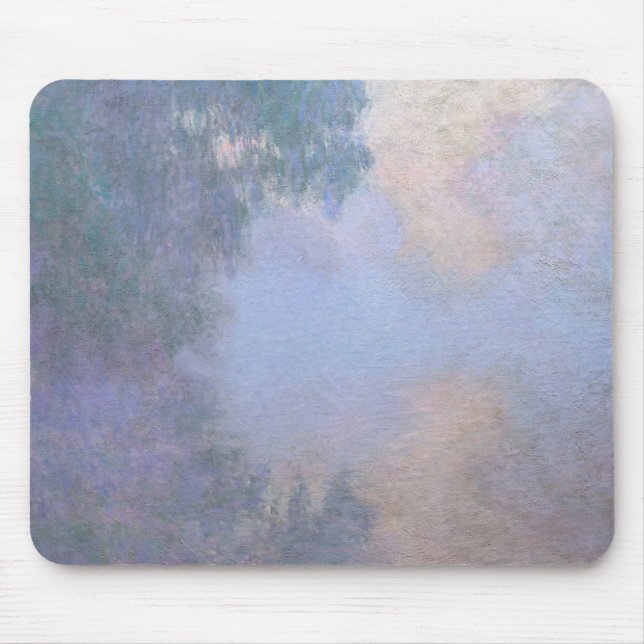 TAPIS DE SOURIS CLAUDE MONET "MATIN SUR LA SEINE" MOUSE PAD (Devant)