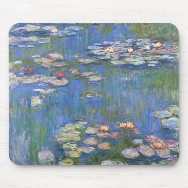 Tapis De Souris Claude Monet // Nappes d'eau (Devant)