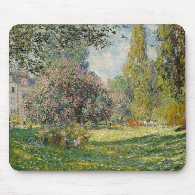 Tapis De Souris Claude Monet| Paysage : Le Parc Monceau (Devant)