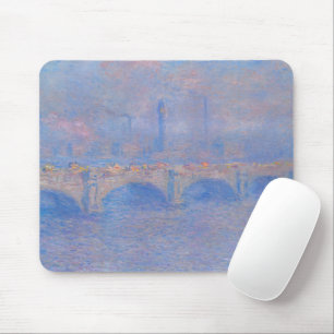 Tapis De Souris Claude Monet Pont de Waterloo Impression Soleil Ar