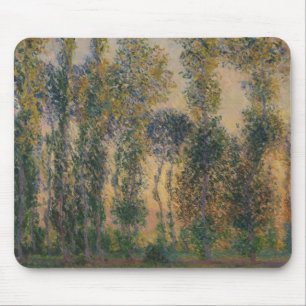 Tapis De Souris Claude Monet - Poplars à Giverny, lever du soleil