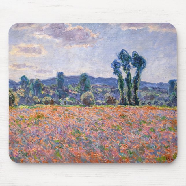 Tapis De Souris Claude Monet - Poppy Field 1890 (Giverny) (Devant)