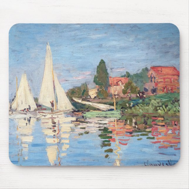 Tapis De Souris Claude Monet - Regattas à Argenteuil (Devant)