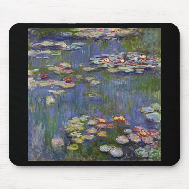 Tapis De Souris Claude Monet , “ Water Lilies ” (Devant)