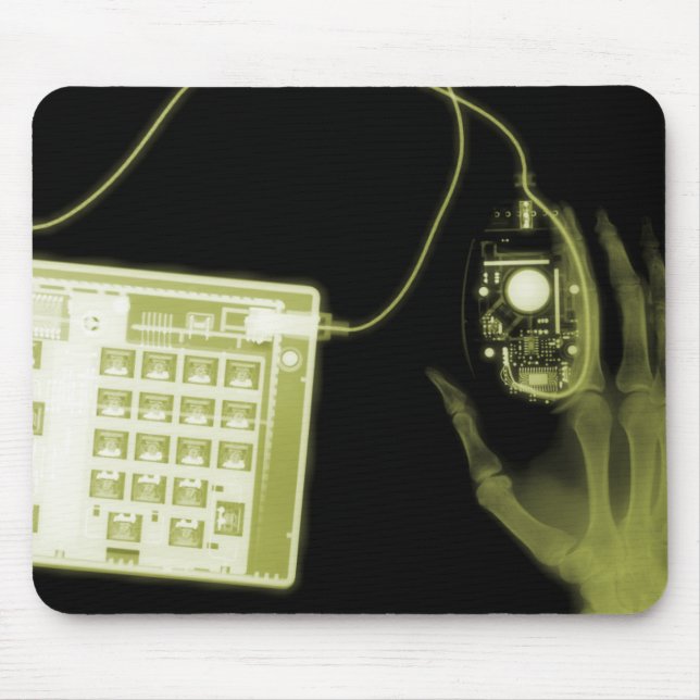 Tapis De Souris Clavier et souris X-Ray Skeleton (Devant)