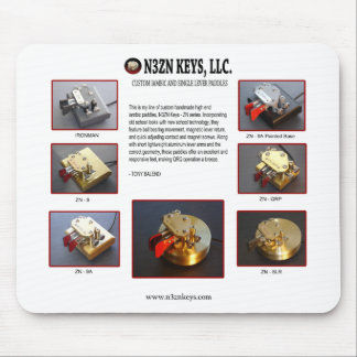 TAPIS DE SOURIS CLÉS DE N3ZN, AFFICHE MOUSEPAD DE LLC