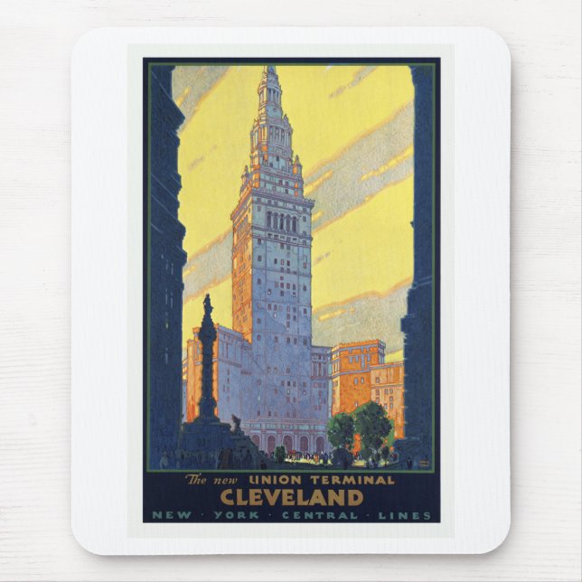 Tapis De Souris Cleveland le nouveau cru de terminal des syndicats (Devant)