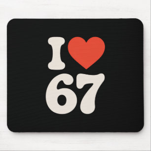 Tapis De Souris Clic 67 Meme - J'aime Six Sept