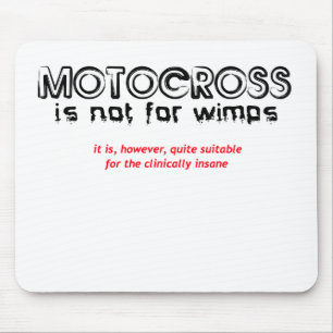 Tapis De Souris Cliniquement fou - Motocross Mousepad