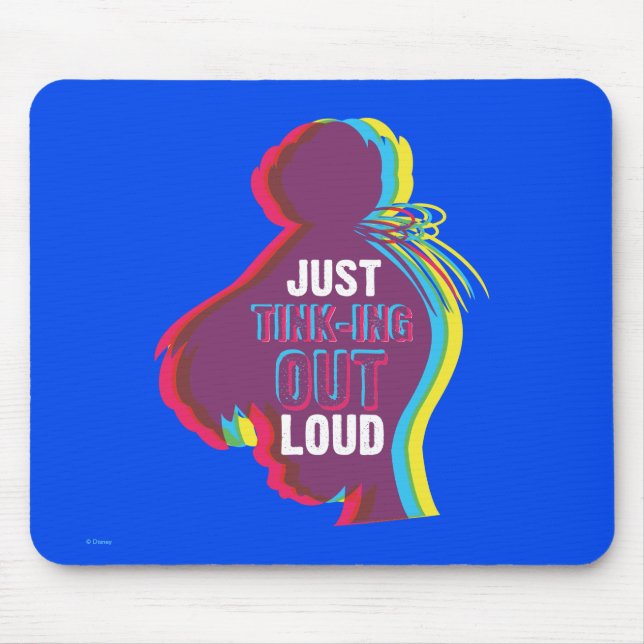 Tapis De Souris Cloche de Tinker - Juste Tink Out Loud (Devant)
