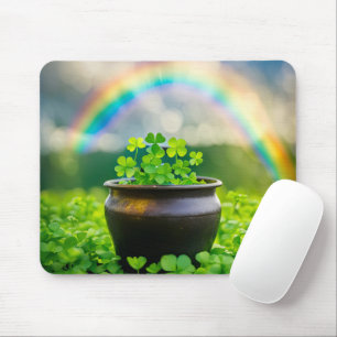 Tapis De Souris Cloches Lucky Dans Un Pot