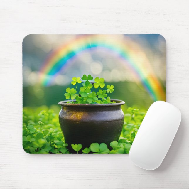 Tapis De Souris Cloches Lucky Dans Un Pot (Avec souris)
