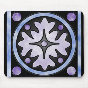 Tapis De Souris Clouded Stained Glass