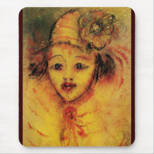 TAPIS DE SOURIS CLOWN EN JAUNE