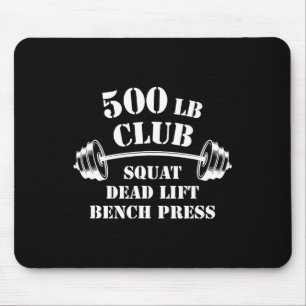 Tapis De Souris Club de 225 Kg Haltérophilie Gym Powerlift Weig