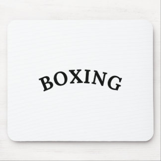 Tapis De Souris Club de Boxe Sport Athlétique Vintage