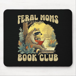 Tapis De Souris Club de lecture de mamans sauvages drôles 
