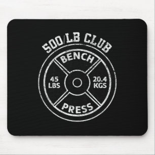 Tapis De Souris Club de presse développé couché 500 livres Gym hal
