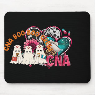Tapis De Souris Cna Coeur rose Sunflower Conscience du cancer du s