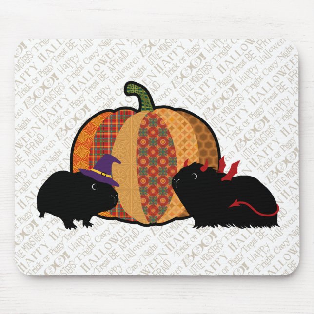 Tapis De Souris Cobaye Halloween (Devant)