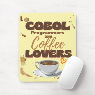 Tapis De Souris Cobol Programmers are Coffee Lovers
