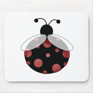Tapis De Souris Coccinelle chanceuse