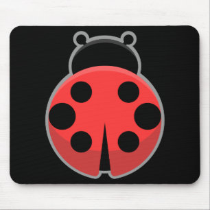 Tapis De Souris Coccinelle de Kawaii