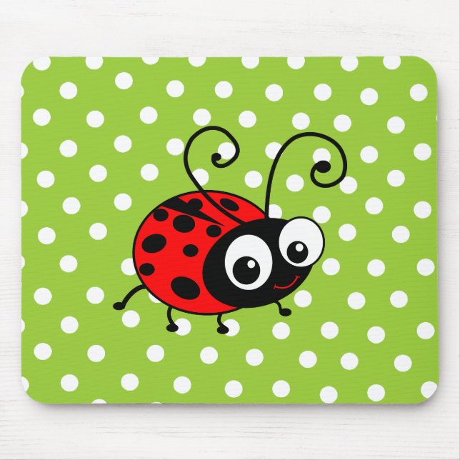Tapis De Souris Coccinelle mignonne (Devant)