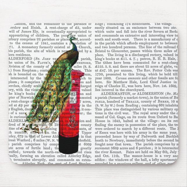 Tapis De Souris Coche sur boîte postale (Devant)